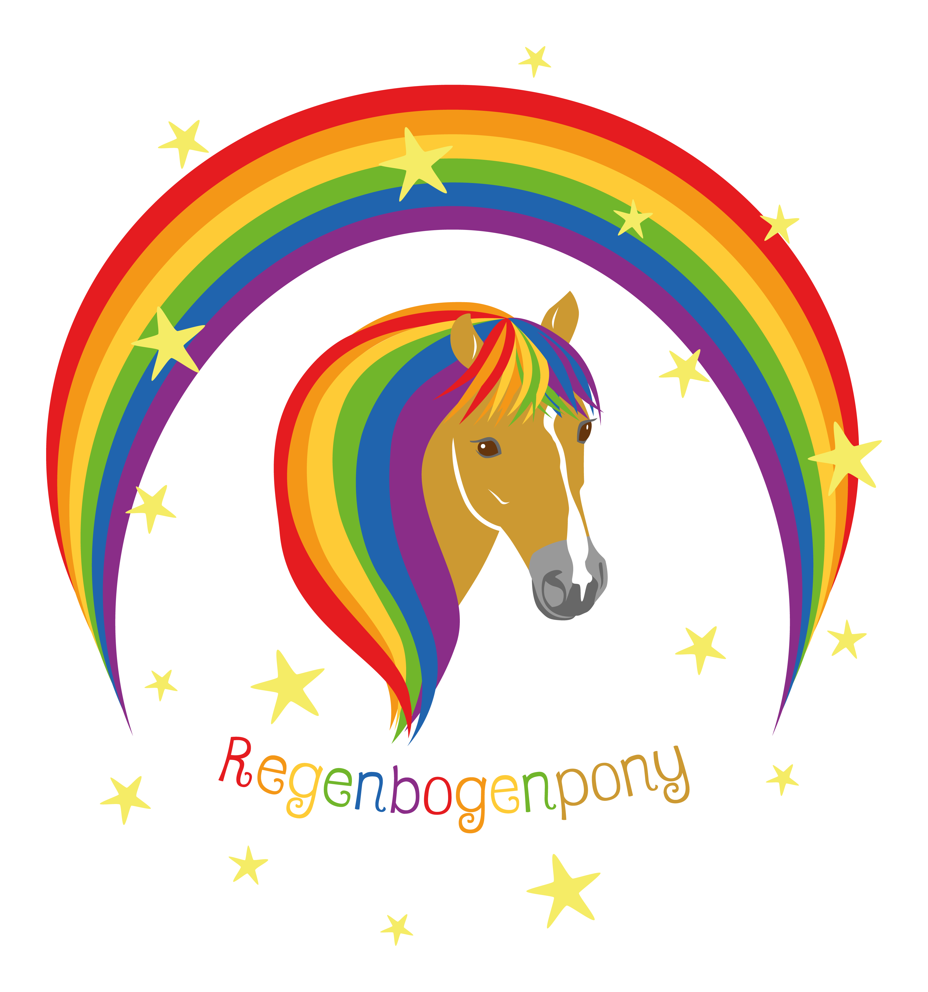 STAGING – Regenbogen Pony